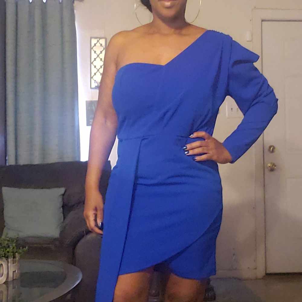 Cobalt blue dress